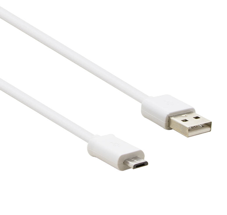 BC-2118WH CABLE USB A MICRO USB CARGA Y DATOS 80CMS
