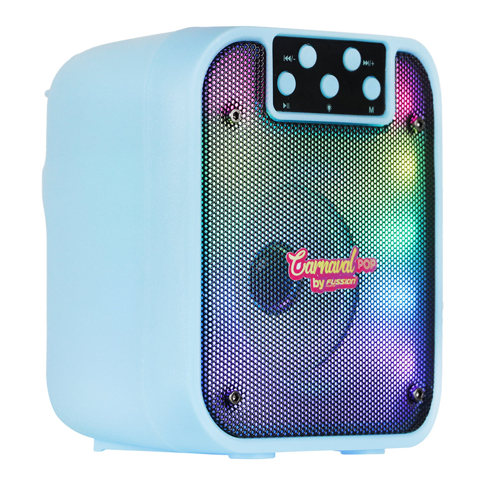 ISP-3043 ¡Lleva el espíritu del Carnaval en tus manos con la Bocina Portátil CARNAVAL POP de 3" con 5000W P.M.P.O!