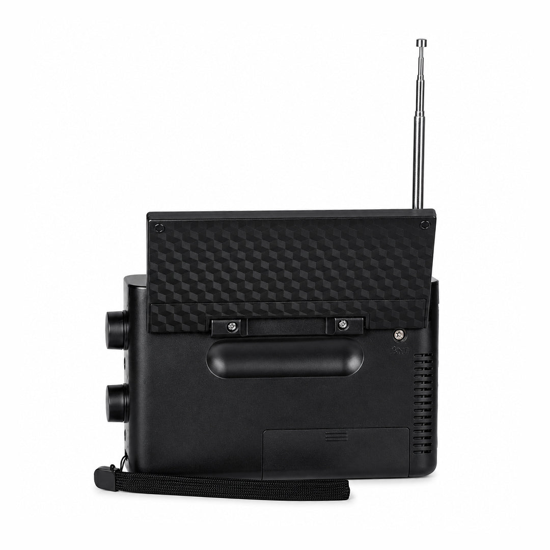 Radio Retro con Panel Solar
