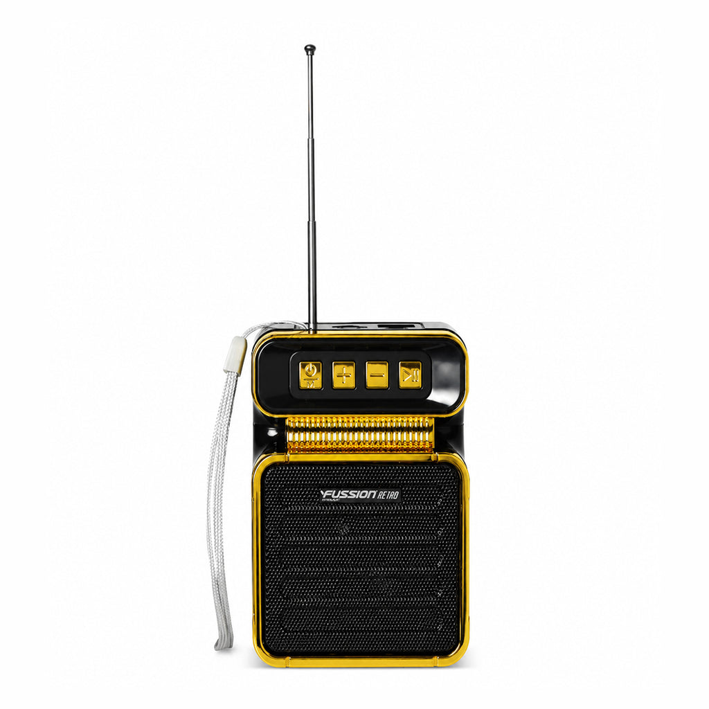 Radio Retro con Panel Solar