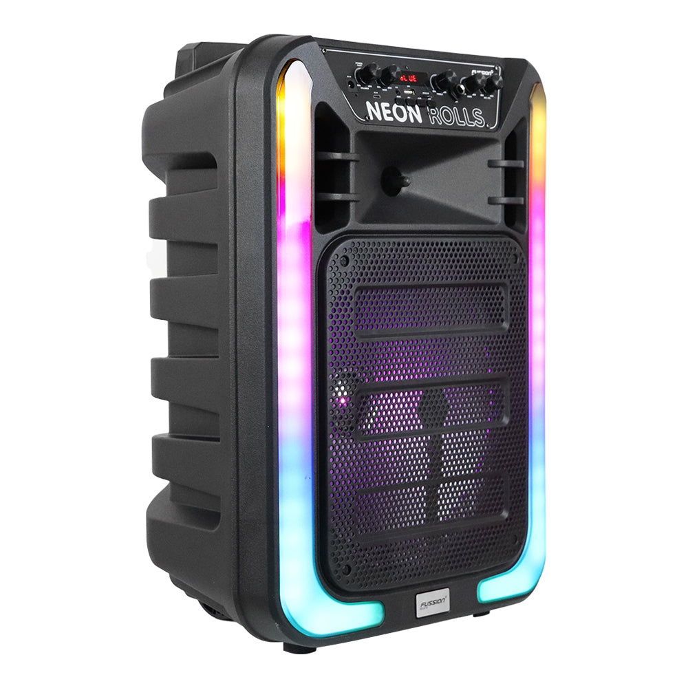 PBS-12018 Bafle amplificado de 12" y 25 000W P.M.P.O de potencia NEON ROLLS