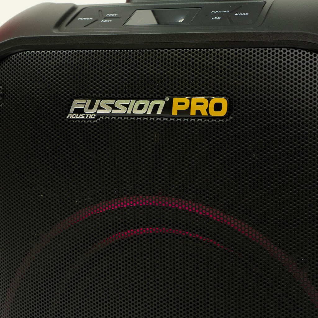 Bafle Amplificado 10” con Torre y Micrófono – Fussion Pro PBS-12023