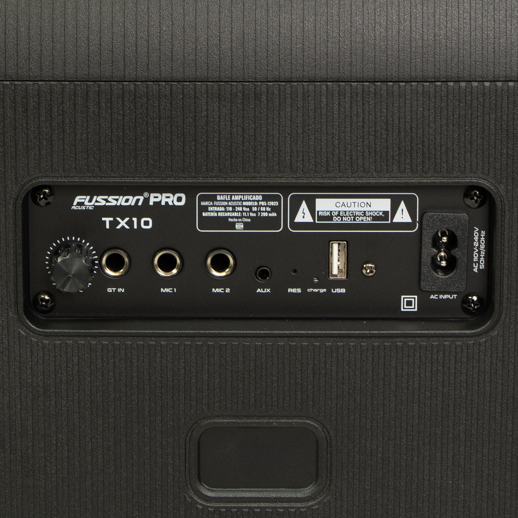 Bafle Amplificado 10” con Torre y Micrófono – Fussion Pro PBS-12023