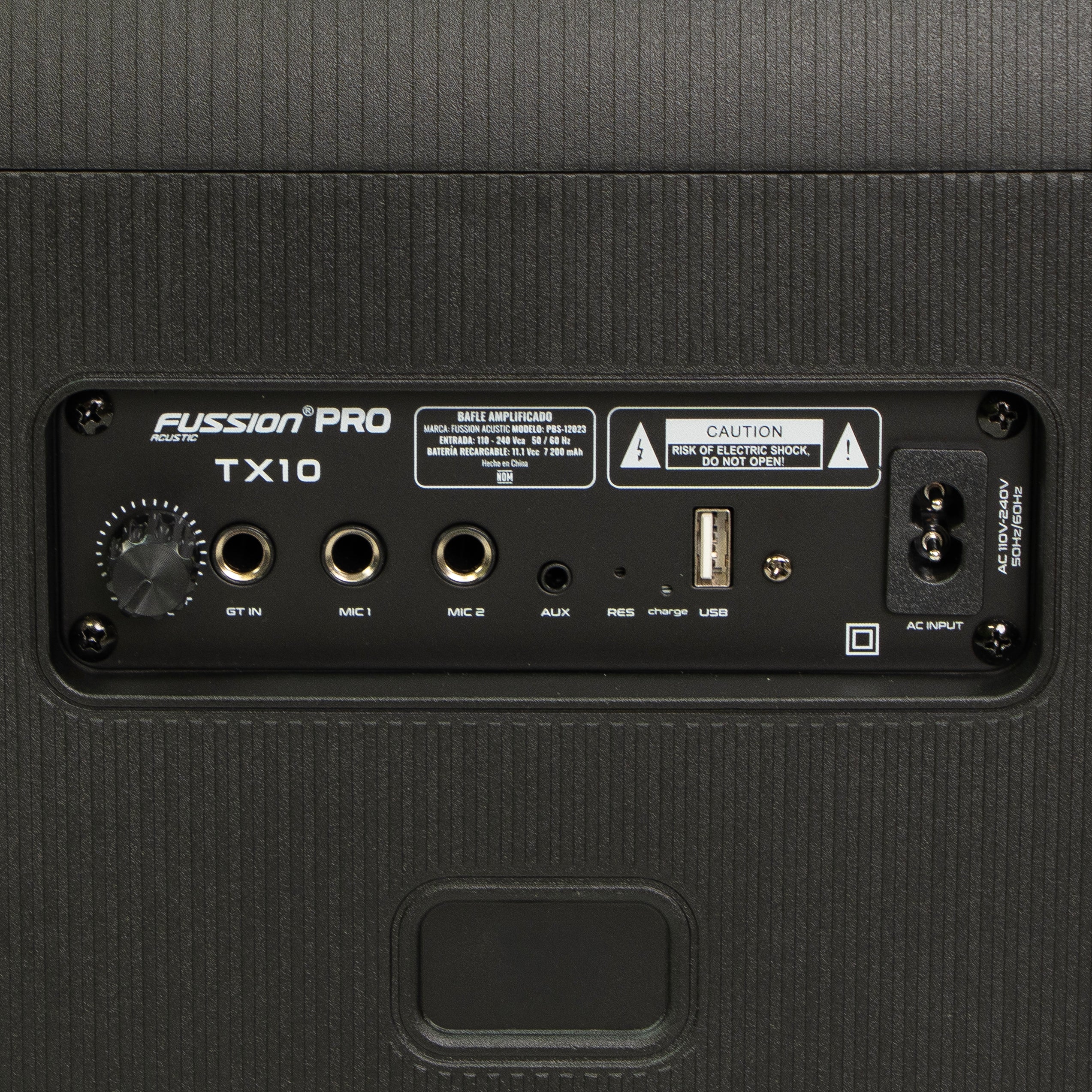 Bafle Amplificado 10” con Torre y Micrófono – Fussion Pro PBS-12023