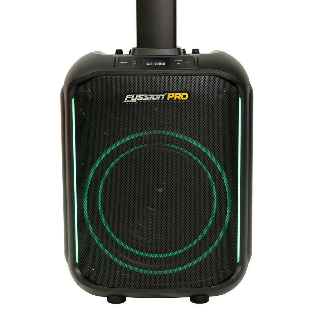 Bafle Amplificado 10” con Torre y Micrófono – Fussion Pro PBS-12023