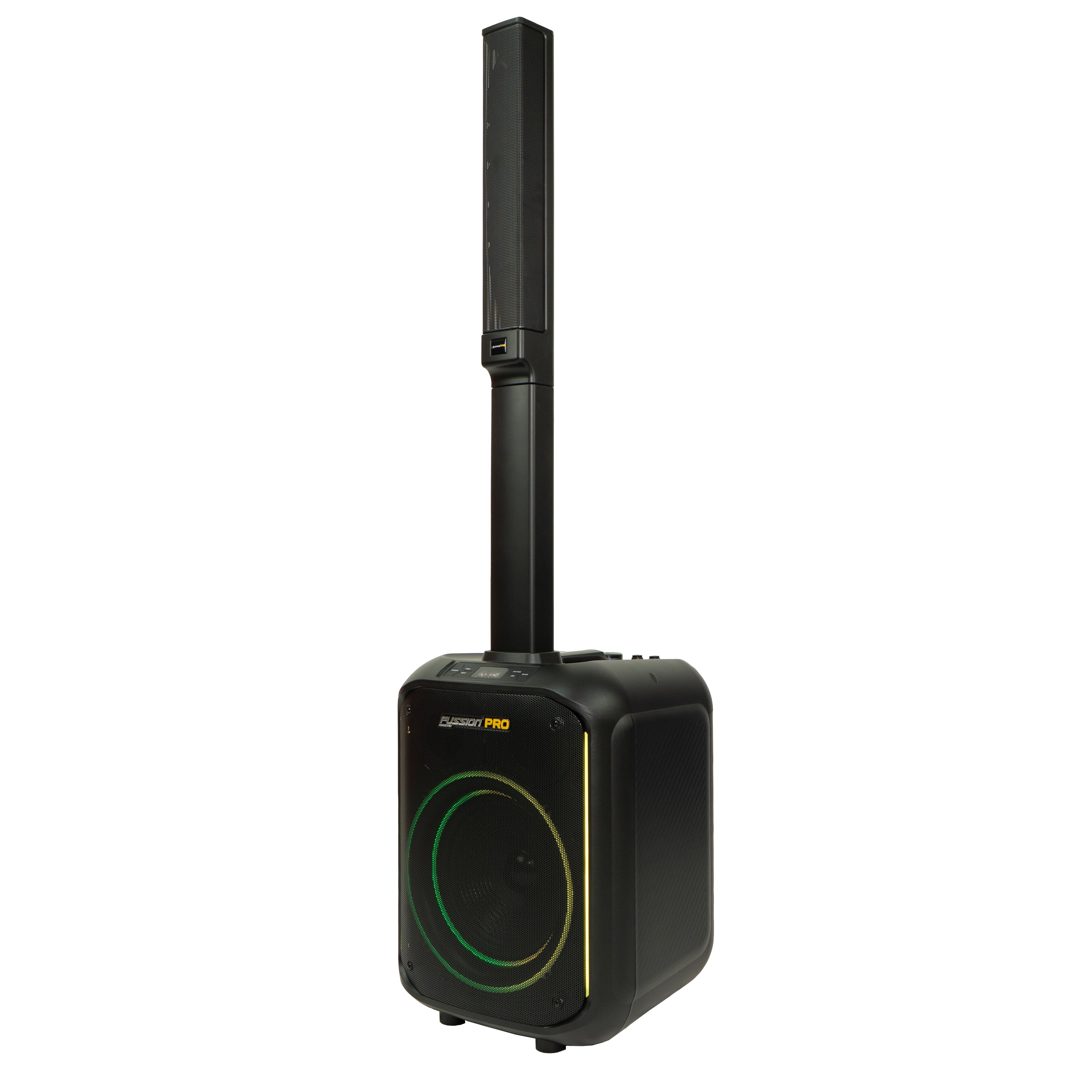 Bafle Amplificado 10” con Torre y Micrófono – Fussion Pro PBS-12023