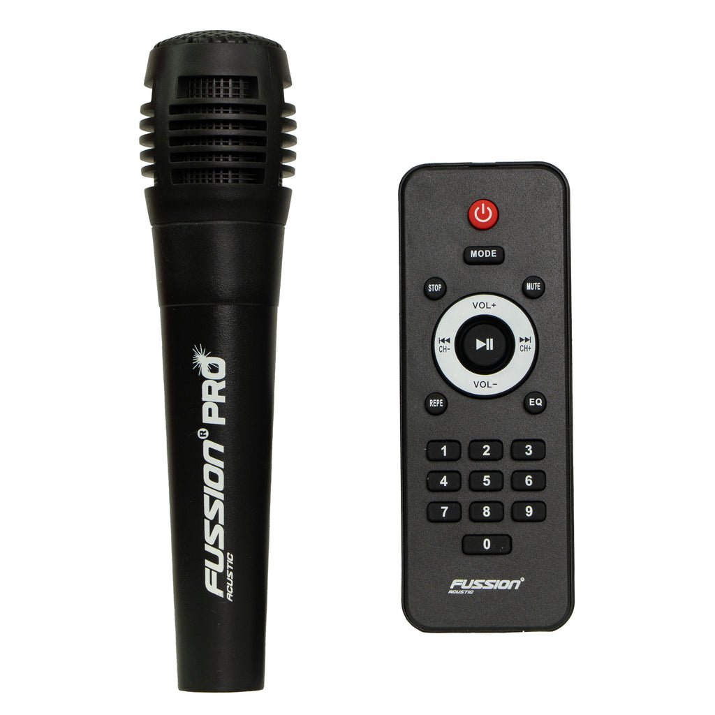 Bafle Amplificado 15” con Tripié y Micrófono – Fussion Pro PBS-15032