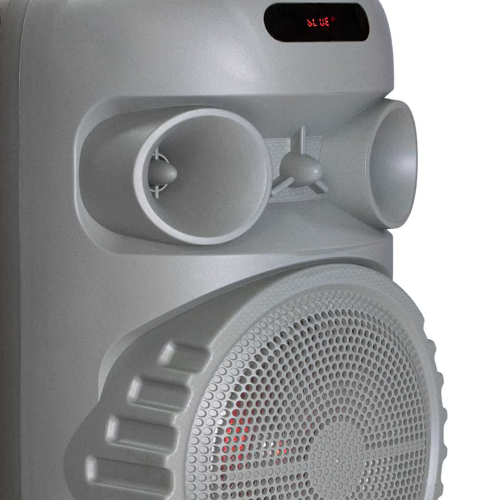 PBS-2X8006 Bocina Bafle Amplificado inalambrica Bluetooth 2x8" - 40,000W P.M.P.O. fussion acustic
