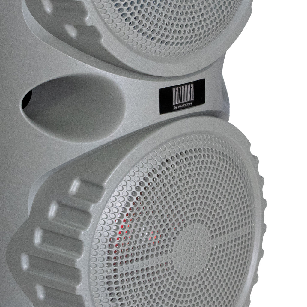 PBS-2X8006 Bocina Bafle Amplificado inalambrica Bluetooth 2x8" - 40,000W P.M.P.O. fussion acustic