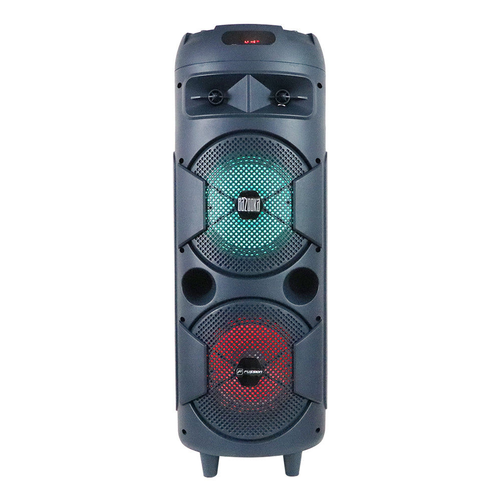 PBS-2X8004BL Bafle Amplificado FUSSION ACUSTIC 2x8" 40,000W P.M.P